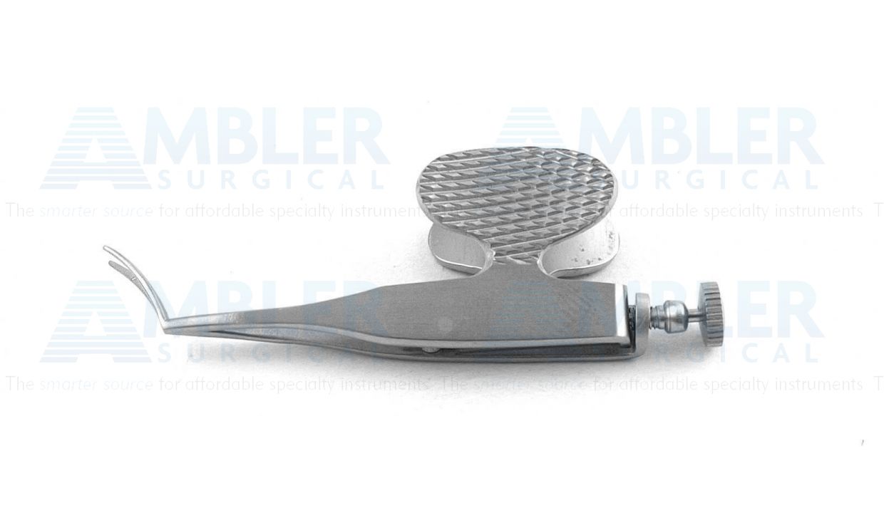 Capsule Fragment & Clot Forceps, 2.0 Mm Platform & Microscopic Cups On Inner Jaw Surface, 2 1/4" (5.6 Cm)